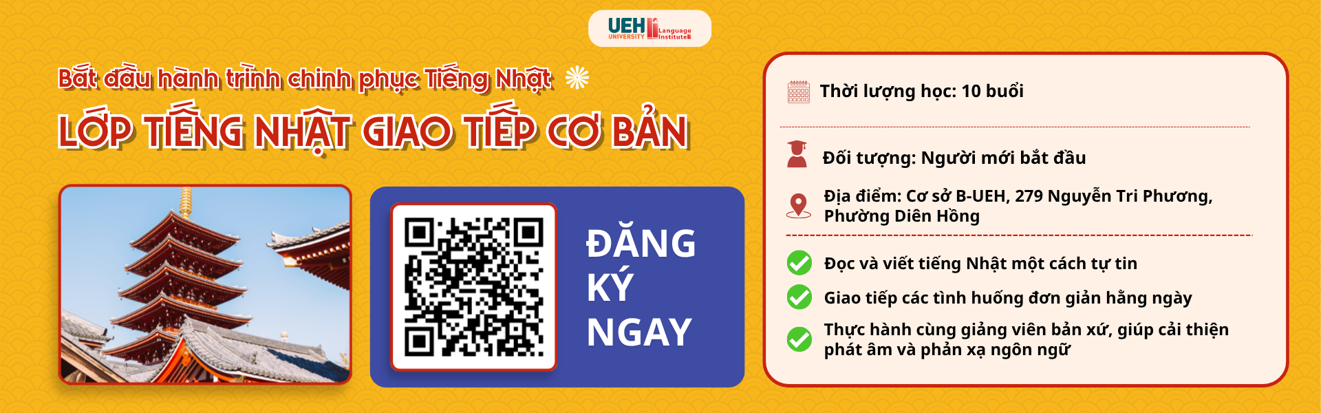 [UEH-LI] TUYỂN SINH LỚP TIẾNG NHẬT